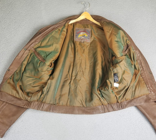 Adventure bound leather bomber - adventure,