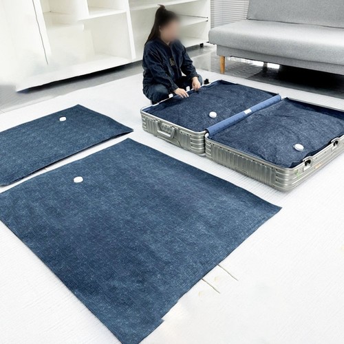 Compression bag for vacuum - bag,